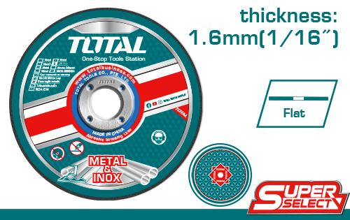 Abrasive metal cutting disc