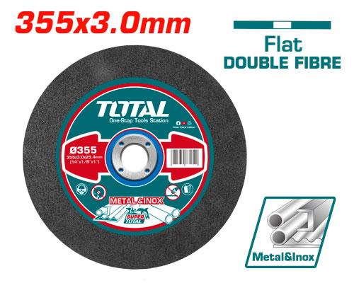 Abrasive metal cutting disc