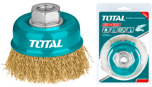 Wire cup brush
