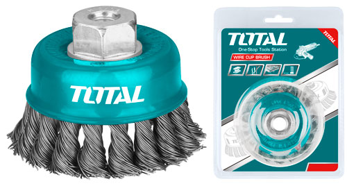 Wire cup brush
