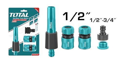 5 Piece twist nozzle set