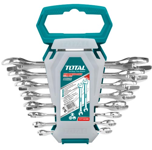 Double open end spanner set