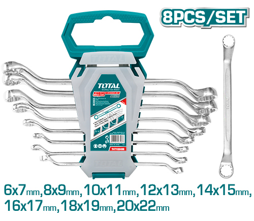 Offset ring spanner set