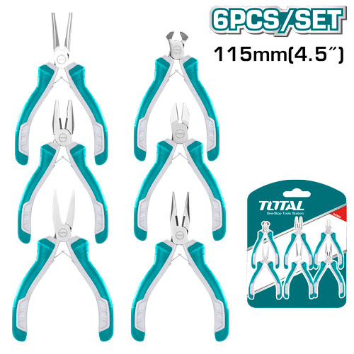 6 Pcs mini pliers set