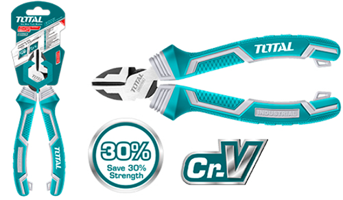 High leverage diagonal cutting pliers