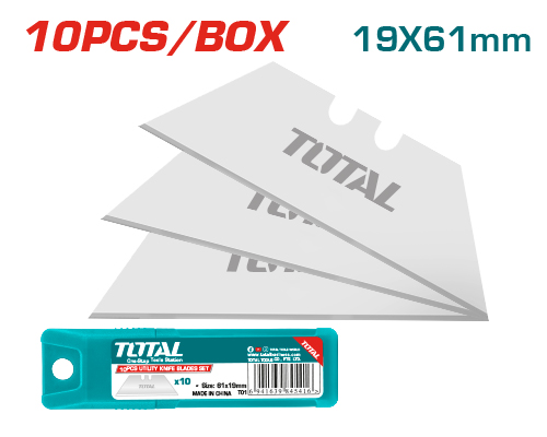 10 Pcs utility knife blades set