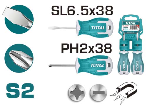 2 Pcs screwdriver set