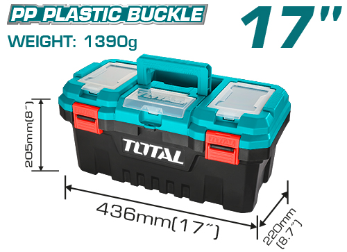 17" Plastic tool box