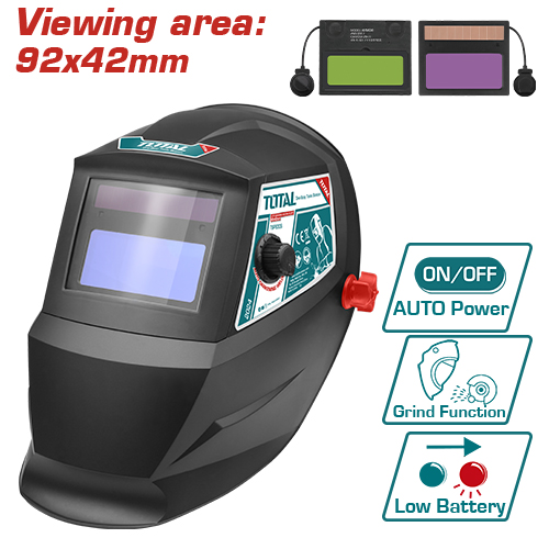 Auto-darkening welding helmet