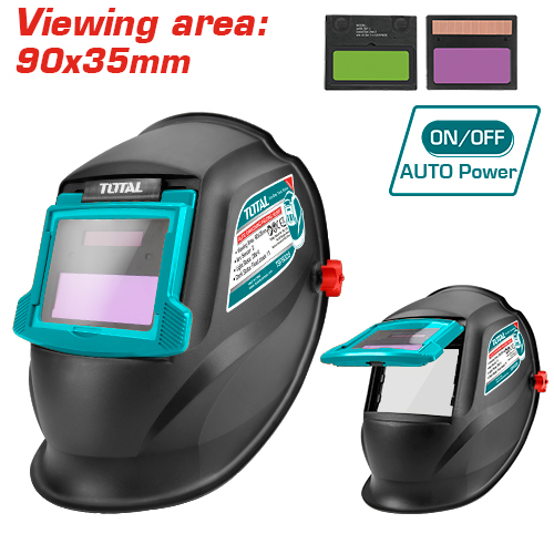Auto-darkening welding helmet
