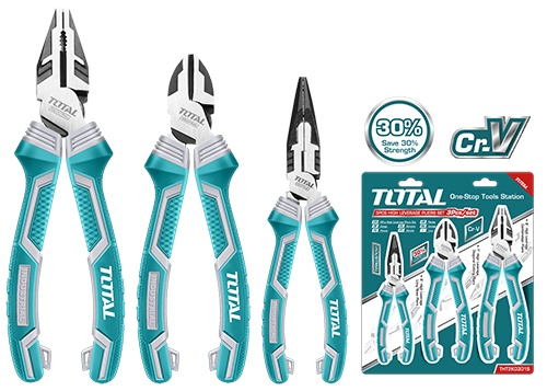 3 Pcs high leverage pliers set