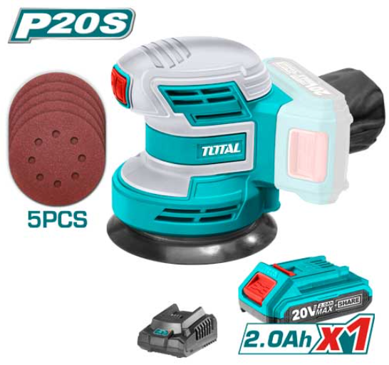 Cordless random orbit sander
